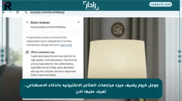 جوجل كروم يضيف ميزة مراجعات المتاجر الإلكترونية بالذكاء الاصطناعي.. تعرف عليها الآن